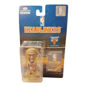 DENNIS RODMAN - Chicago Bulls Corinthian Headliners 1996 NBA Figure Blonde Hair